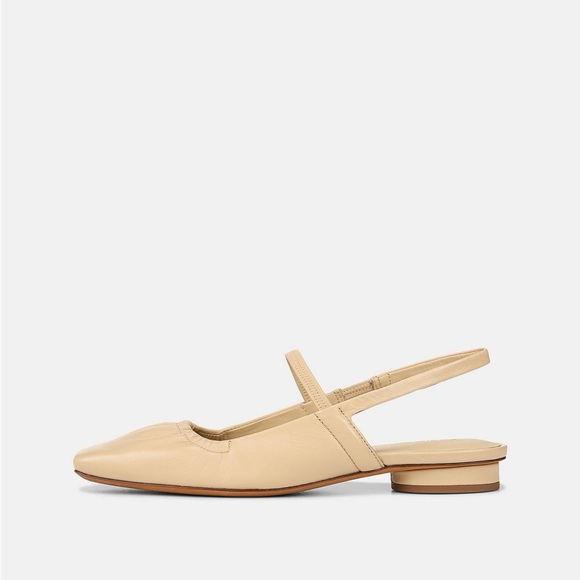 Vince Shoes - Venice Leather Slingback Flats size 7m 37